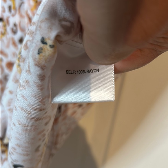 Leopard Print Button-Up Tie Front Blouse NWT - Picture 3 of 10